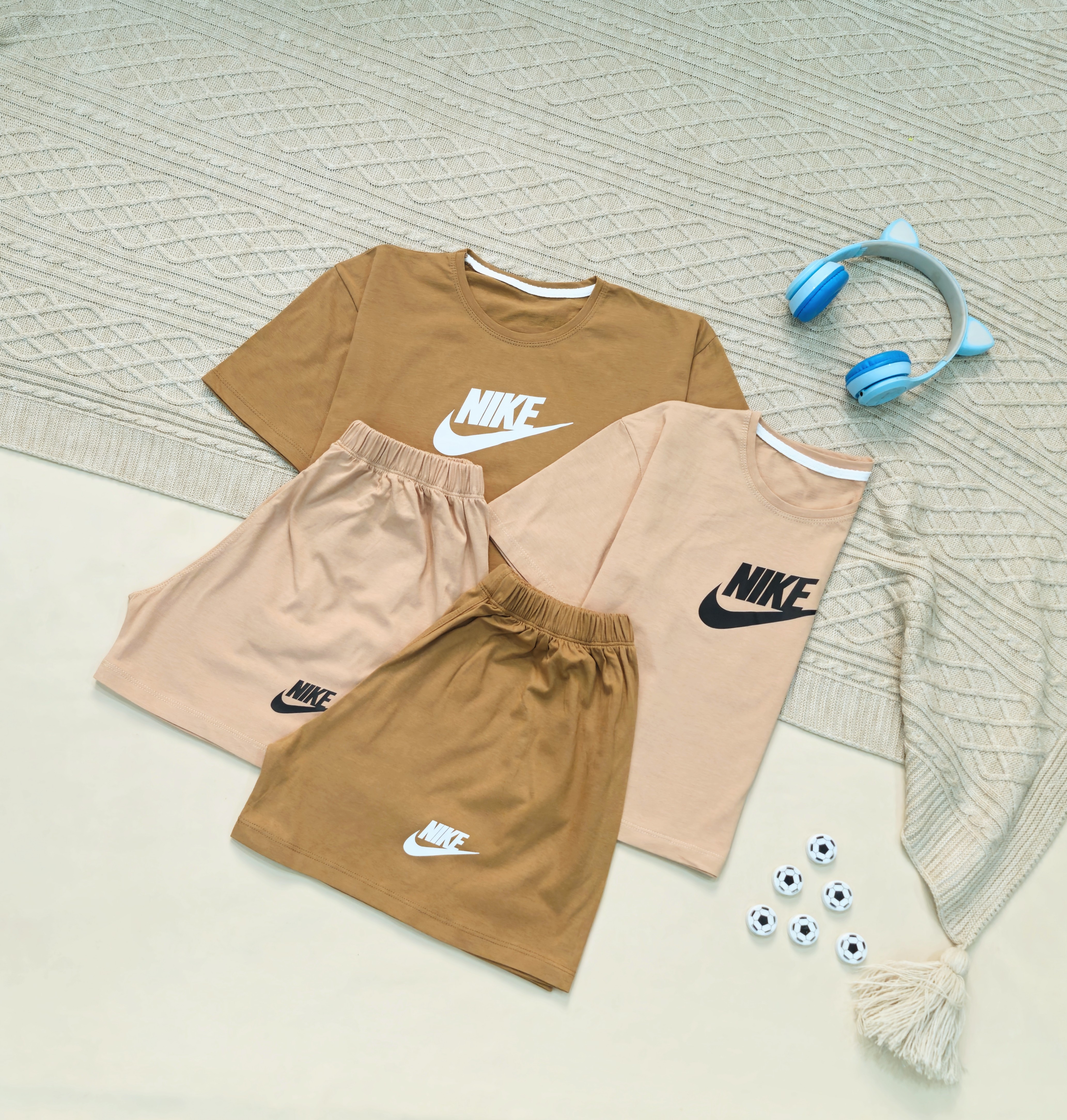 ست کراپ شورتک نایک