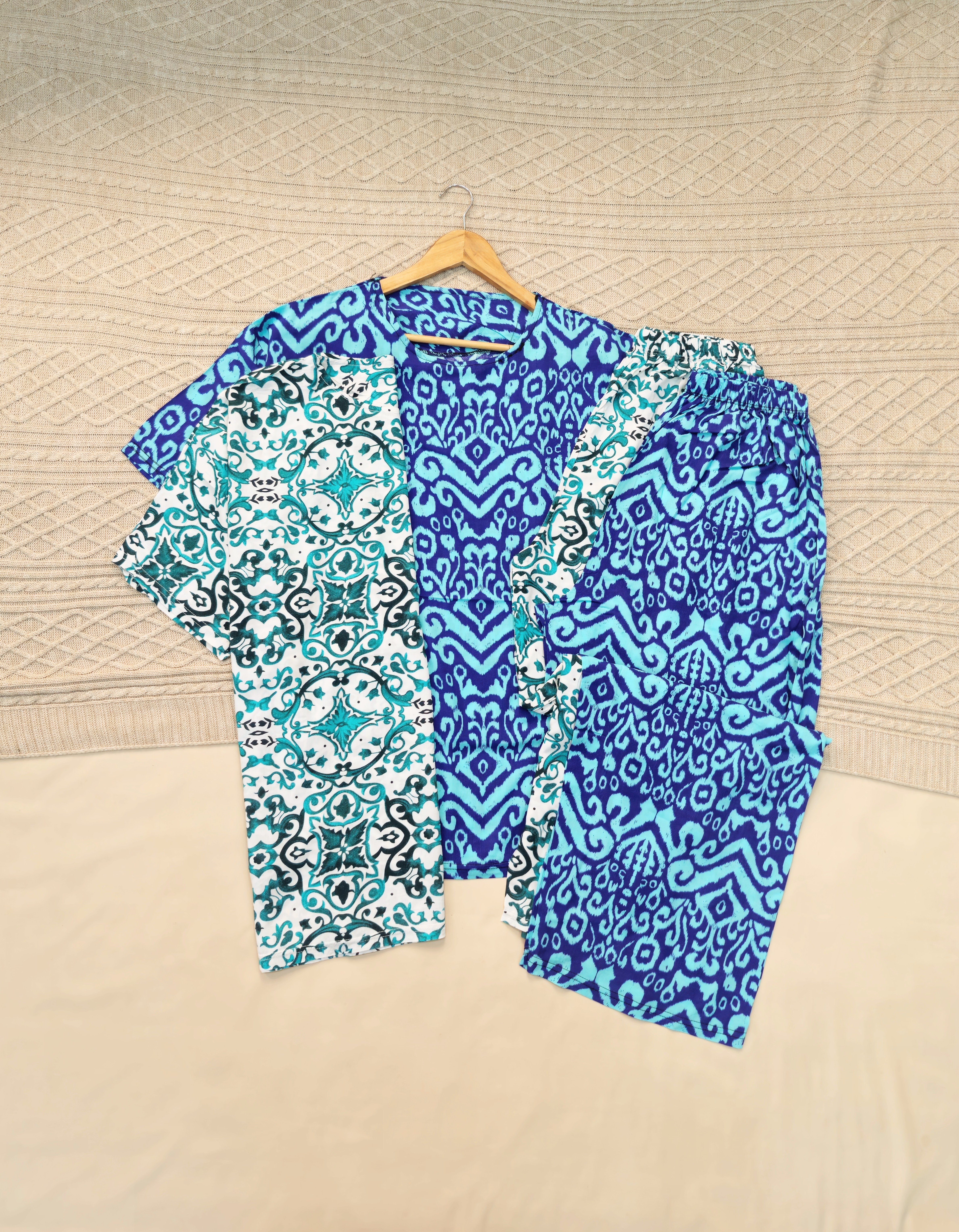 ست تیشرت شلوار نخی تایلندی